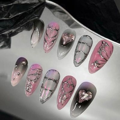 【人気】✨y2kデザイン/3Dフラワー✨10本長さ出し
アート放題