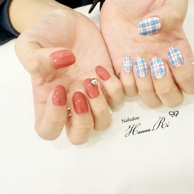 チェックネイル