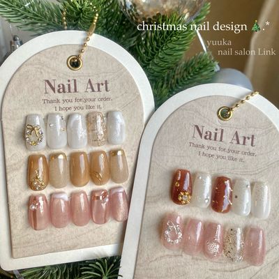 christmas nail design🎄.*