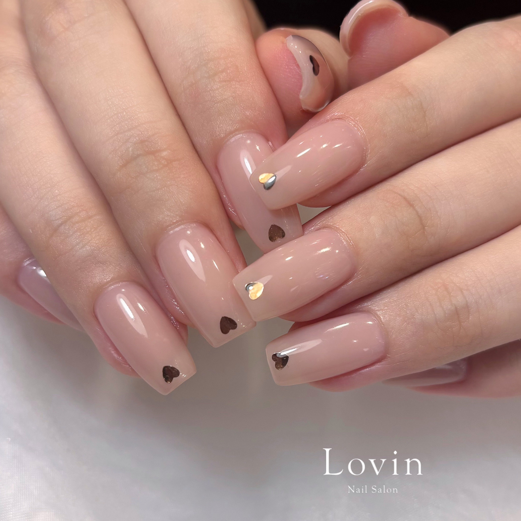 Lovely nail ♡ pink × purple💗💜 うるうるキラキラないいことたくさん起こりそうnail