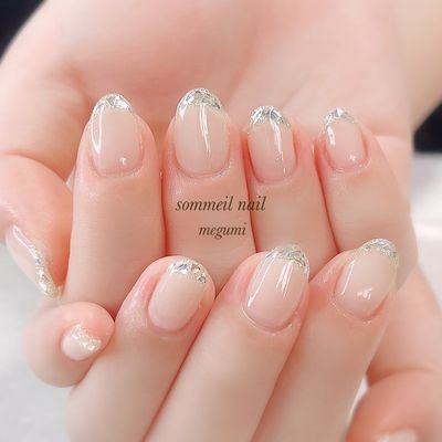 ご新規様限定💫ガラスフレンチ💎✨ ブライダルネイルにもオススメ💍🫶✨