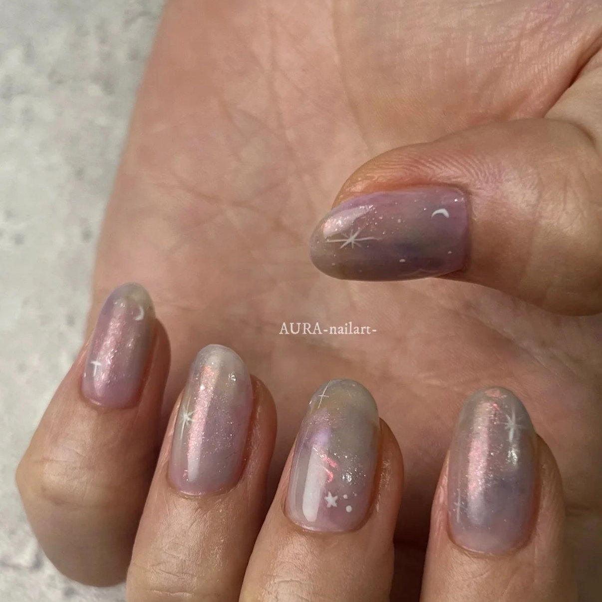 AURA_nailart