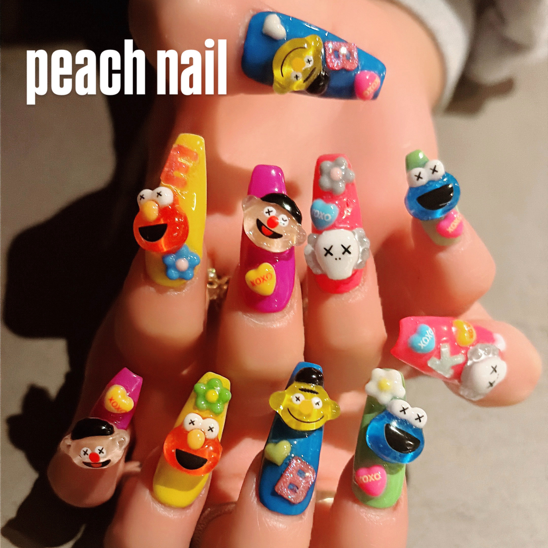 __peach__nail