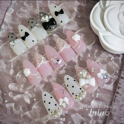 定額サンプル　10本
ワンホン系、ガーリー系デザイン相談しながら