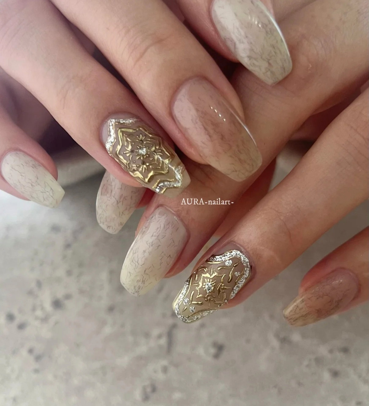 AURA_nailart