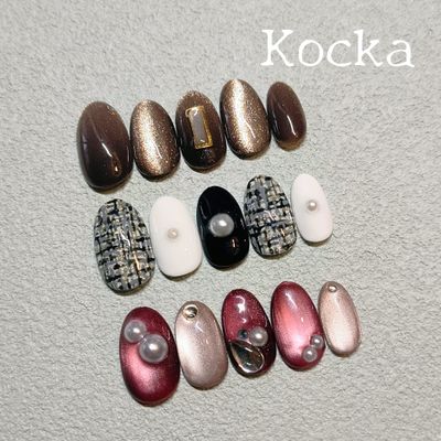 【初回オフ無料！ケア込み】冬色デザイン通常￥10000→¥9000