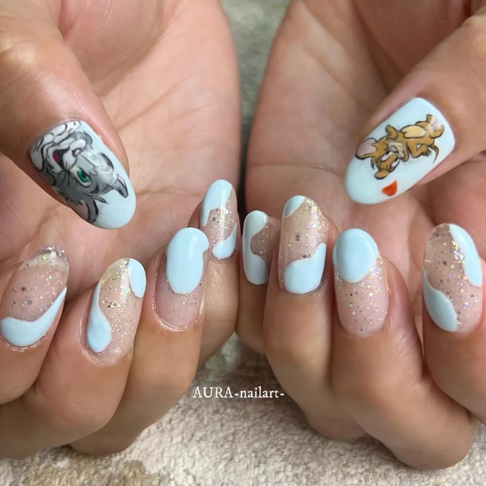 AURA_nailart