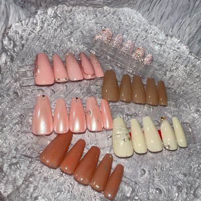 上品なオフィス定額ネイル🩵【お色変更可能】