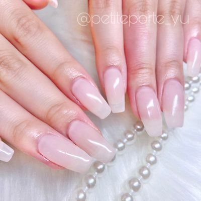 【オフ無料🌟】強度抜群❗️フィルイン可の長さだし10本＋ワンカラーorラメグラ💅🏻