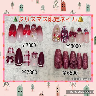 【🎄Xmas限定🎅】定額ネイル ￥6500～￥8000