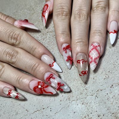 チップ長さだし&やり放題(ジェルオフ無料、他店長さだしオフ＋¥1000追加)