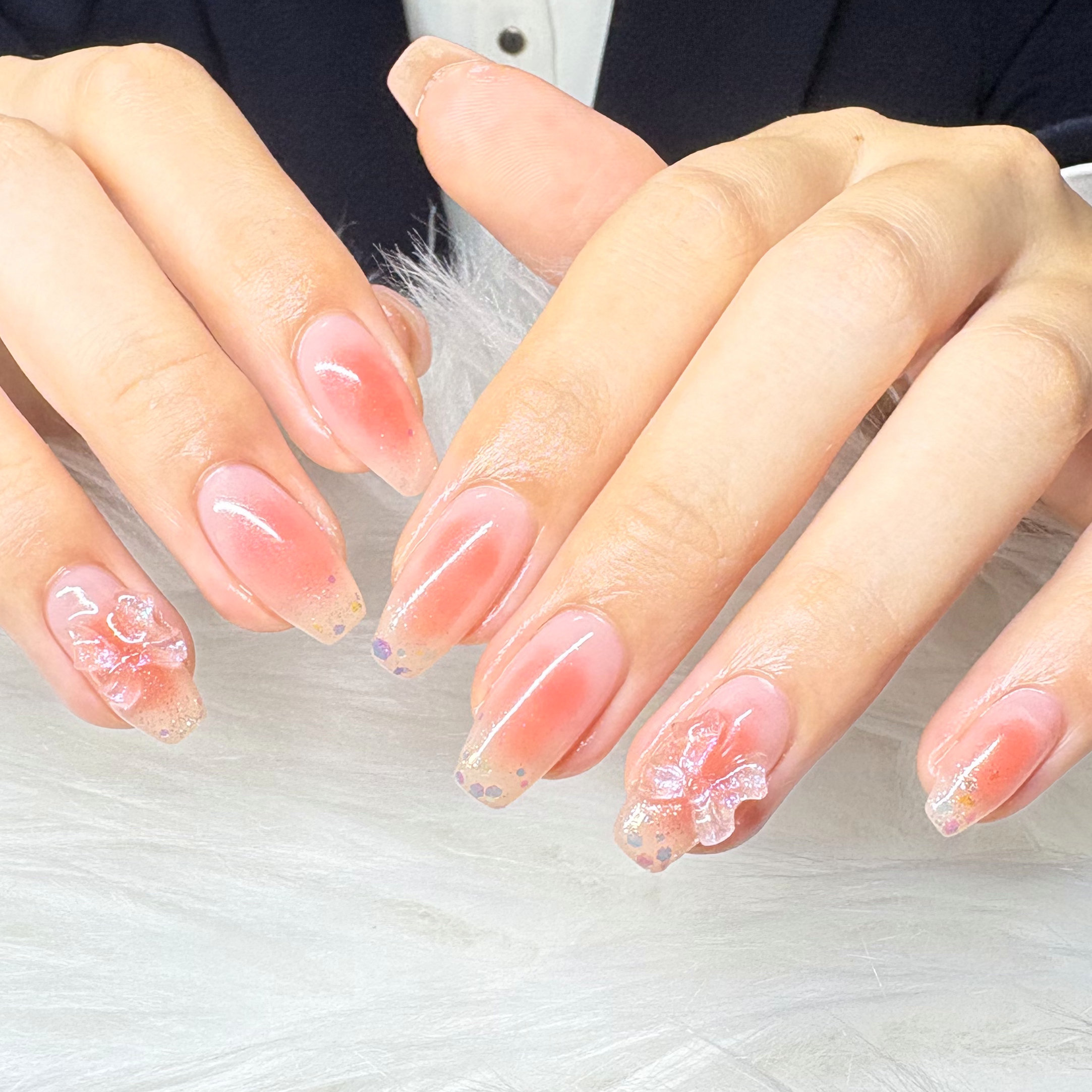 ネイル参考画像 夏/ハンド/シンプル/ワンカラー/シェル - nb23191dc7ad20のネイル