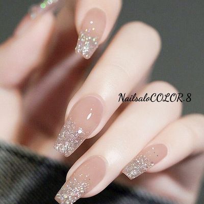 【深爪OK！長さ出し10本】韓国ネイルデザイン