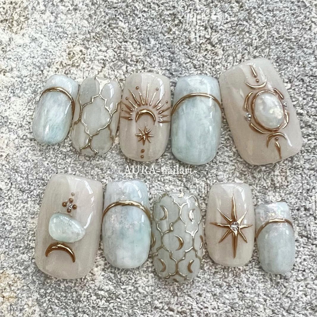 AURA_nailart