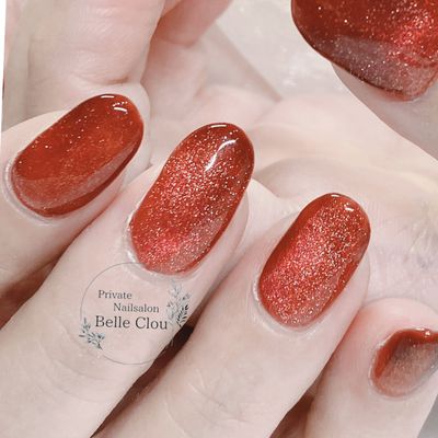 【うる艶】ワンカラー/ラメグラデーションネイル